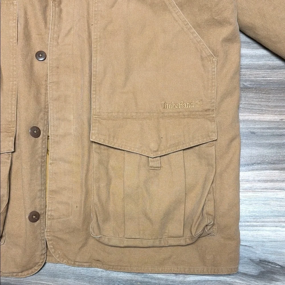 Vintage Y2K Timberland Weathergear Button Up Jacket Men's XL Double Lined Thick